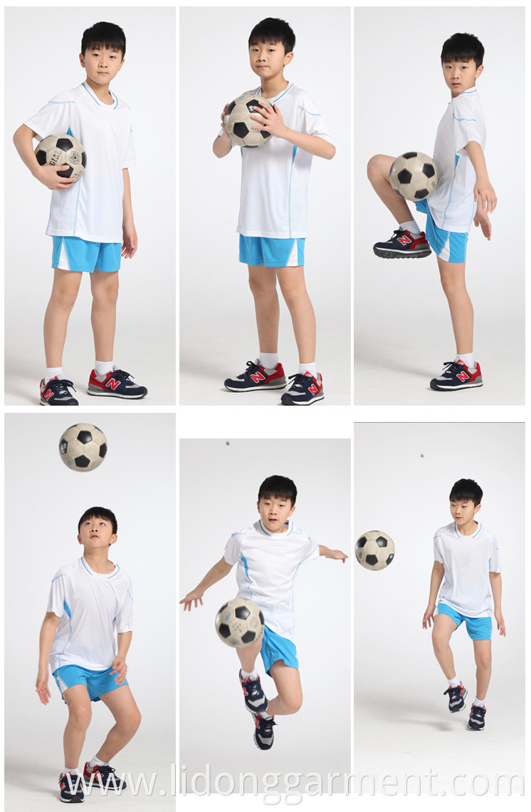 Lidong Custom Kids Sublimation Soccer Team Wear,Men Blank Full Soccer Uniform/jersey,Cheap Sportswear Set Children